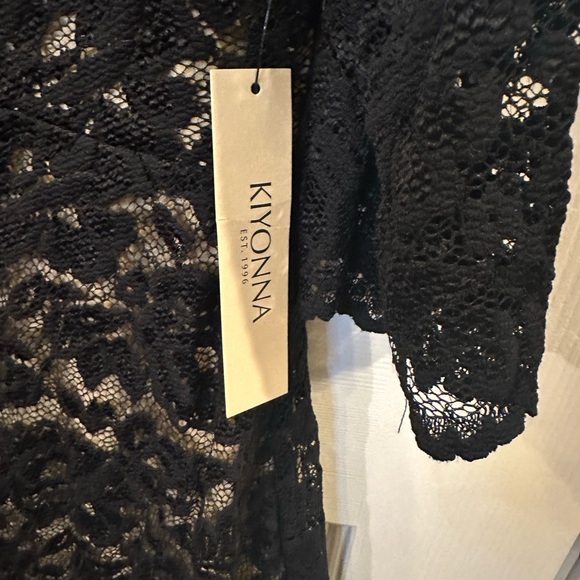 KIYONNA BLACK LACE CROCHET DRESS - Picture 5 of 6
